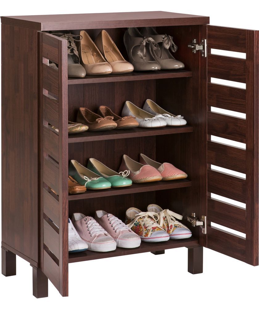 Espresso Shoe Rack – Shoe Racks, view 1 of 2 by PFI