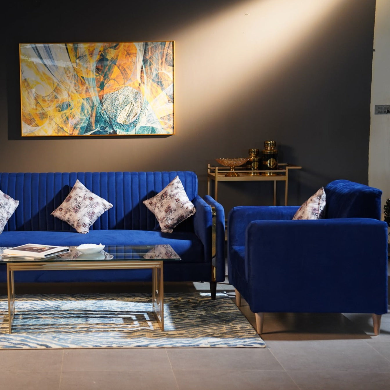 Blue Acrylic – Living Room Furniture Sets, view 1 of 7 by PFI