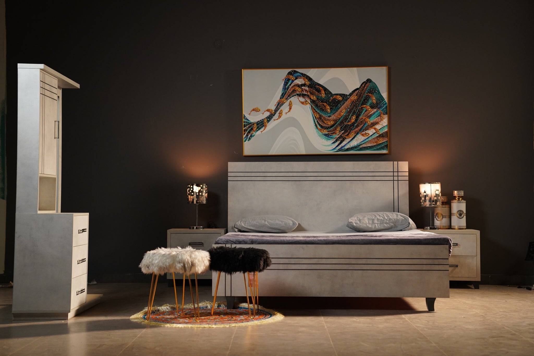 Fine Lines White – Bedroom Furniture Sets, view 1 of 9 by PFI