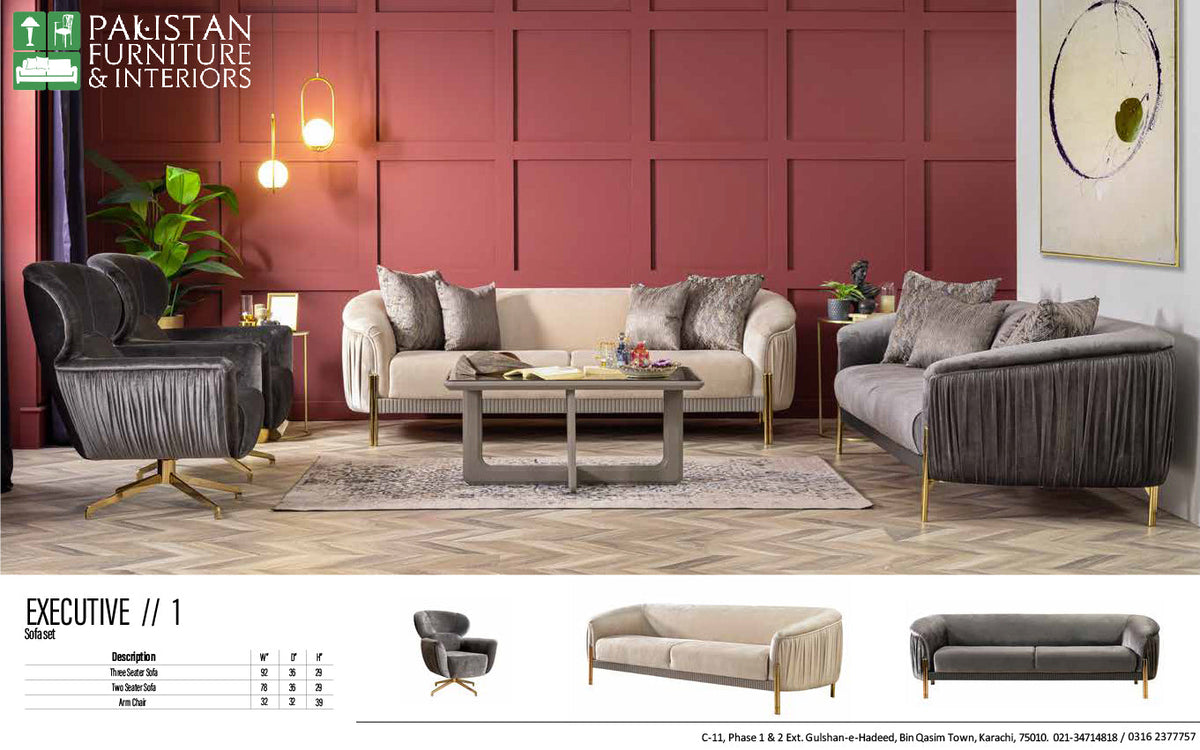 EXECUTIVE 001 – Living Room Furniture Sets, view 1 of 7 by PFI