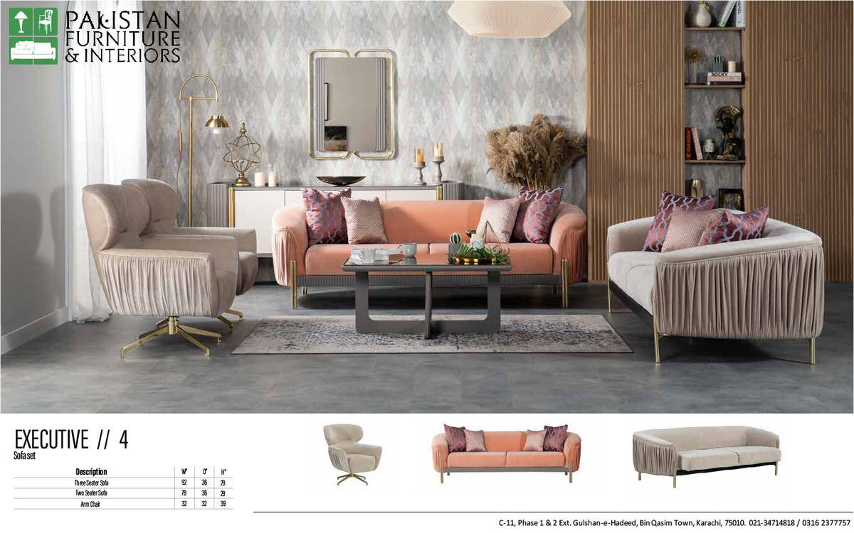 EXECUTIVE 004 – Living Room Furniture Sets, view 1 of 4 by PFI